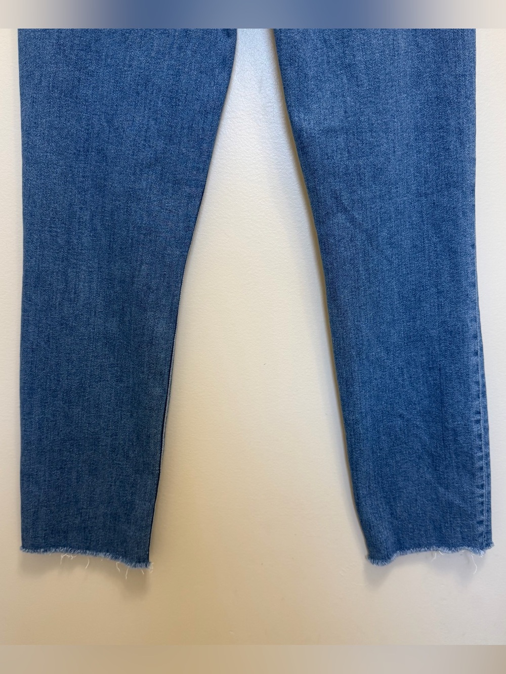 Frank & Eileen Derry Signature Jean Straight Frayed Hem Denim Jean Size 25 - Picture 9 of 13